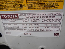 2010 TOYOTA RAV-4 LIMITED WHITE 3.5 AT 4WD Z21381